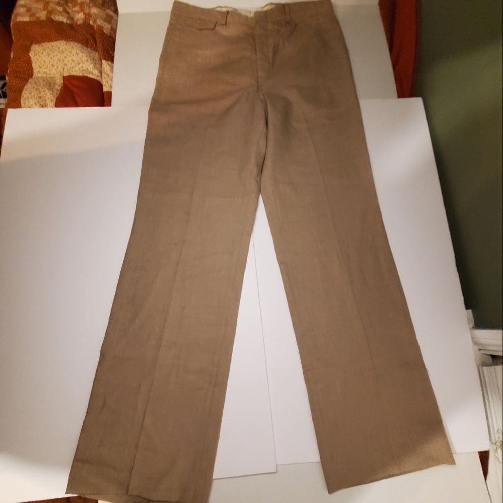 Vintage 1980's John Weitz by Glen Oaks Pants. See Measurements. Biege. Soft. GUC